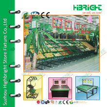 store fruit and vegetable display rack